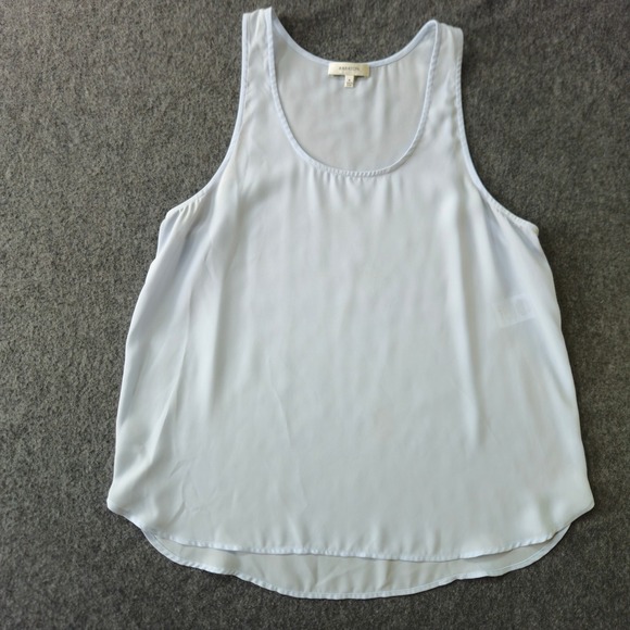 Babaton Tops - ARITZIA Babaton Scoop Neck Tank Top Medium Blue Office Minimalist Closet Staple